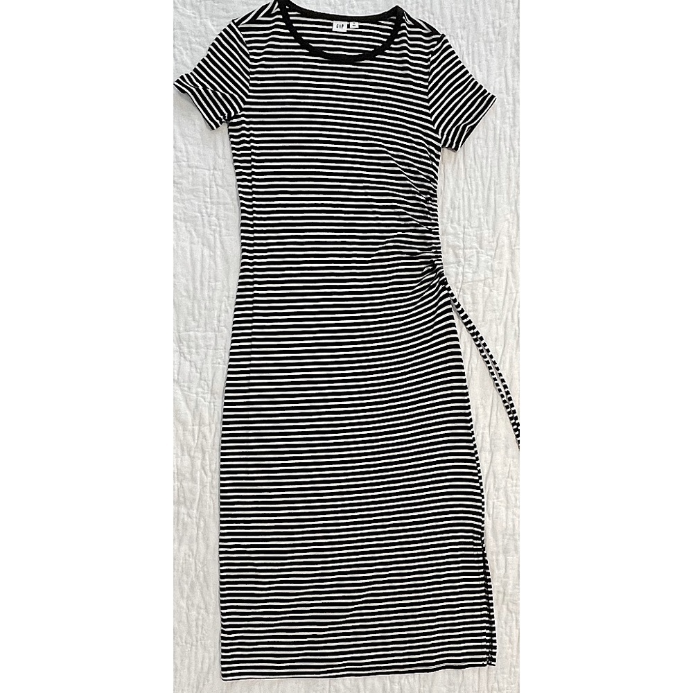 Gap XS Striped Black & White Dress